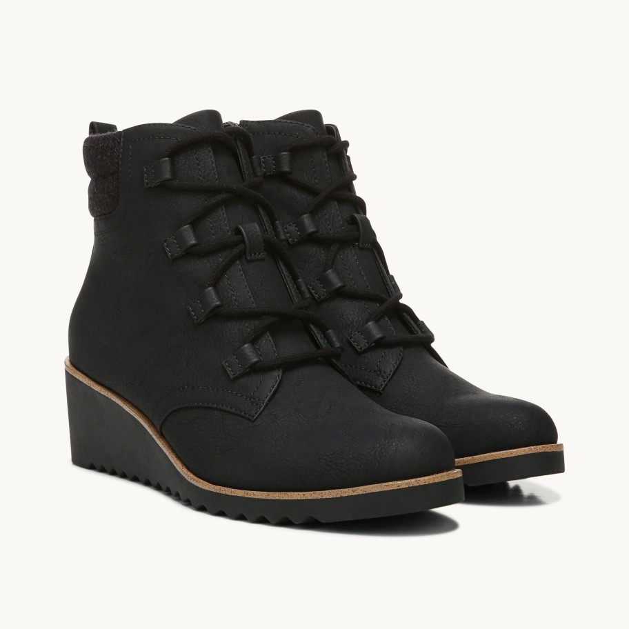 Heels LifeStride | Zone Lace Up Wedge Bootie